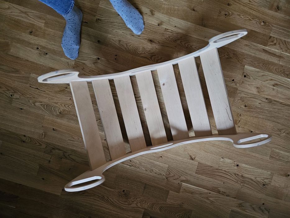 Bujaczek  fotel bujany dla dziecka drabinka 80x40 Montessori