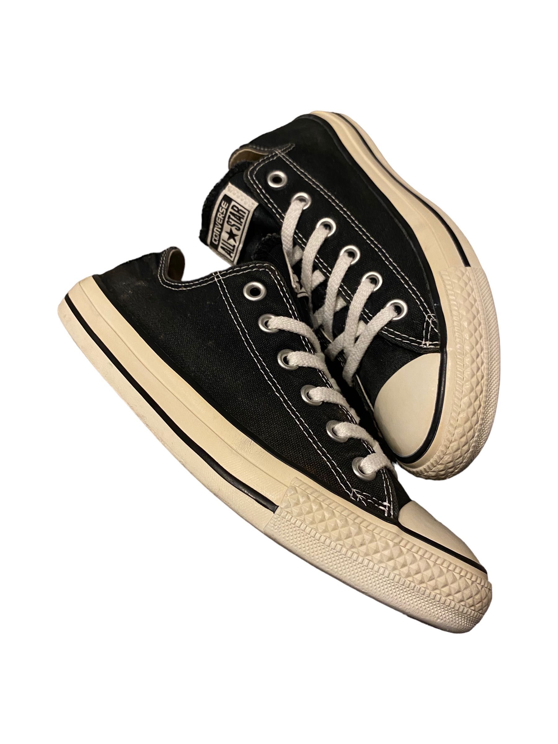 Converse 38,5 r 24,5 cm buty kedy czarne niskie trampki