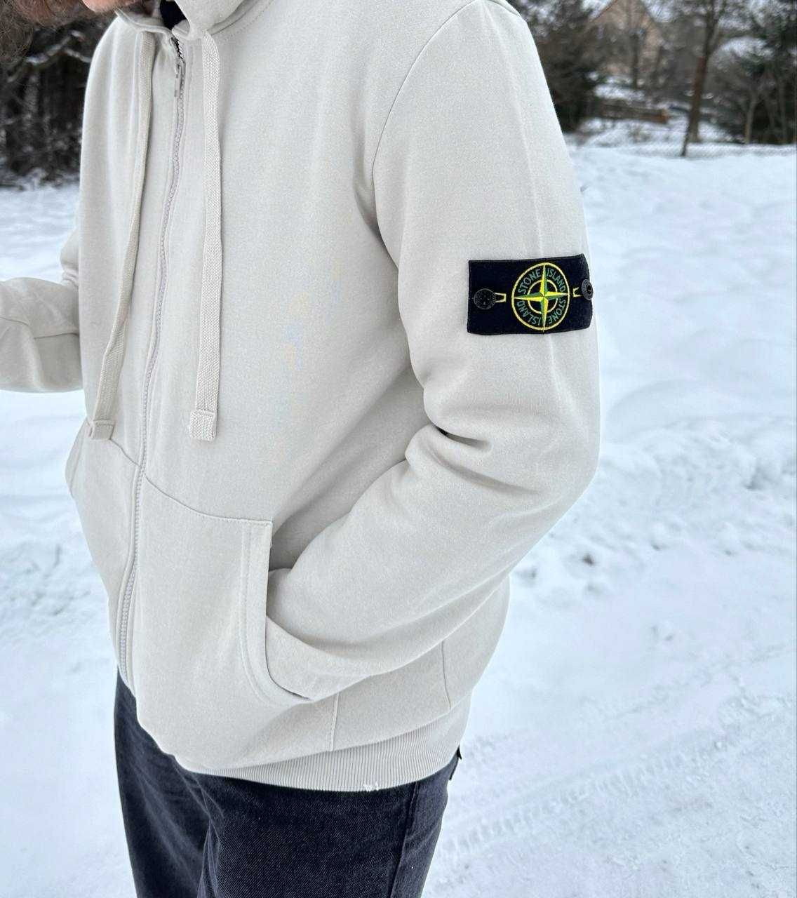 STONE ISLAND Нова Олімпійка Зіп Худі стонік | Олимпийка Зип Худи Стон