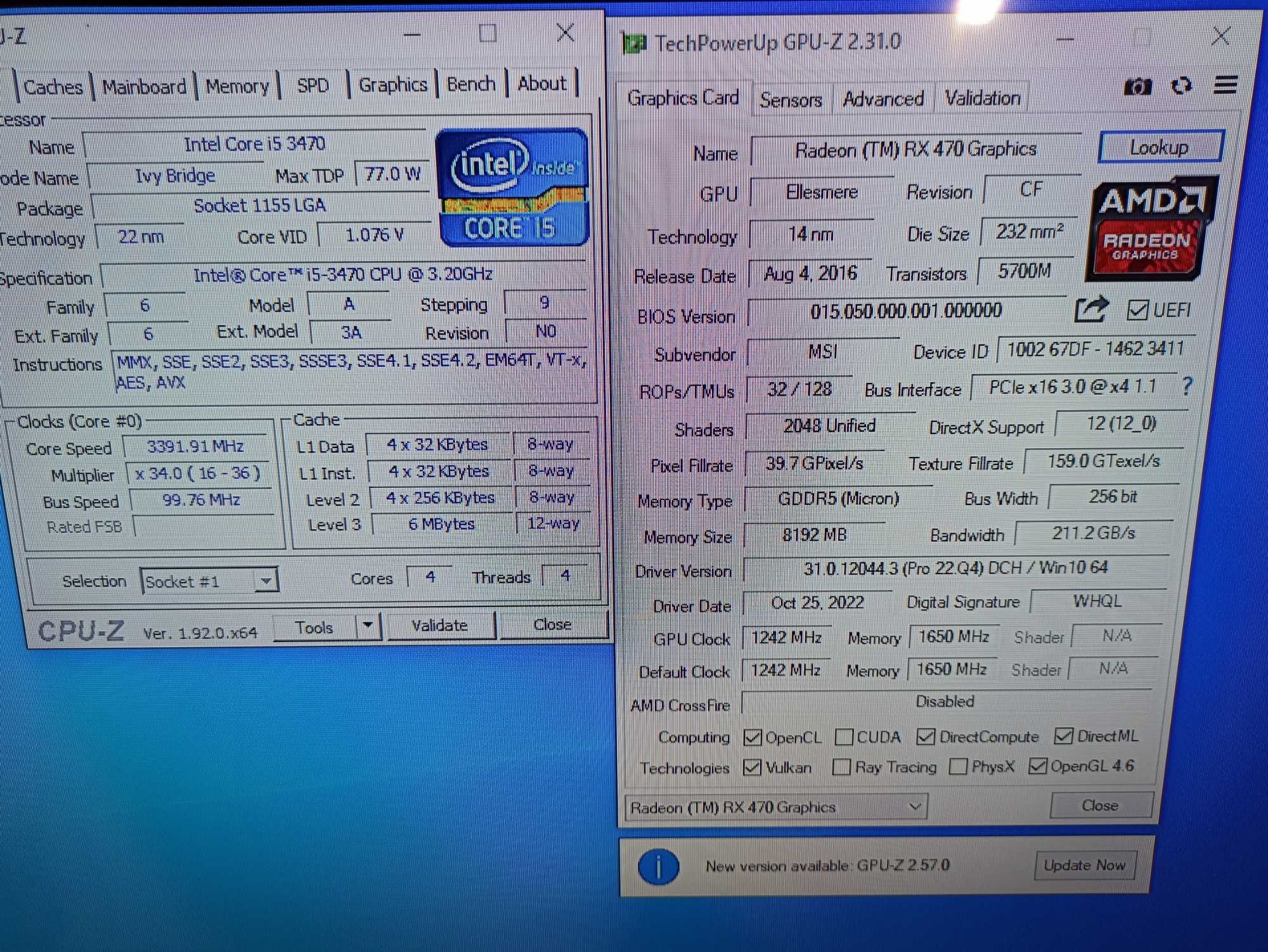 ТОП! Игровой ПК Intel Core I5/SSD/16gb/RX 470 8gb