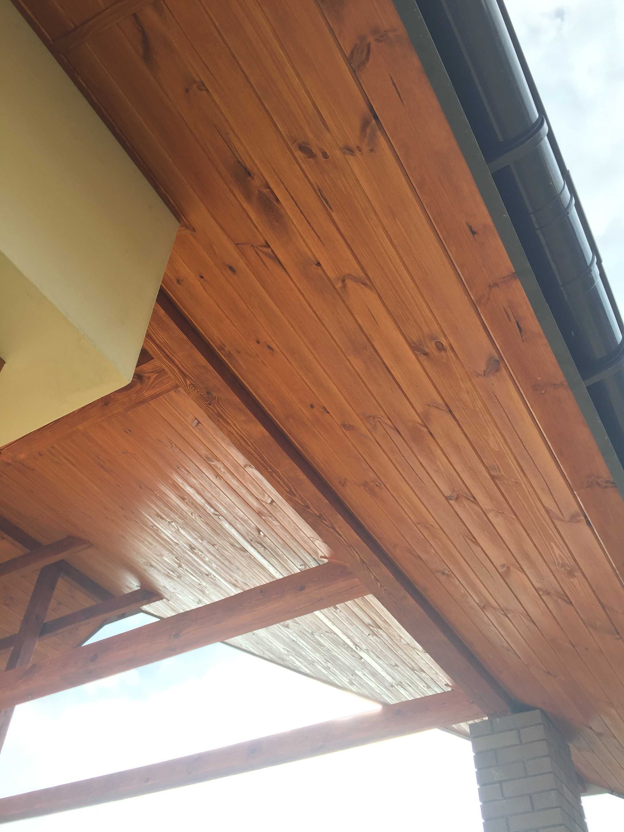 Montaż podbitki dachowej Drewnianej PCV