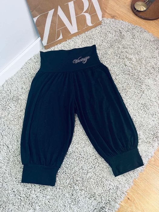 Piekne czarne spodnie alladynki s rybaczki