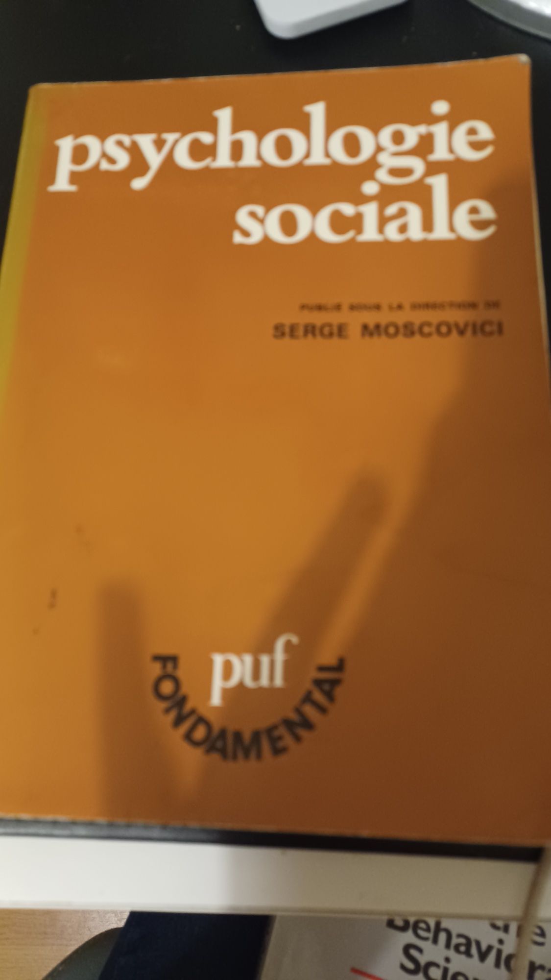Livro "Psychologie Sociale" de Serge Moscovici