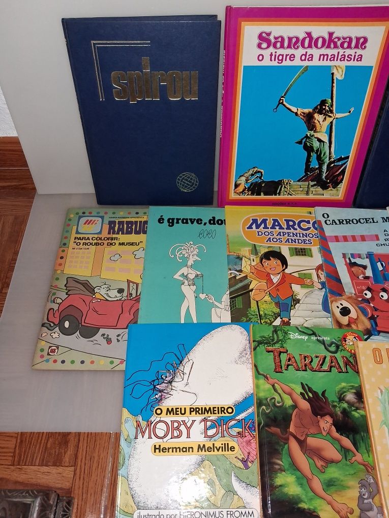 Vários Livros de Banda Desenhada Antigos