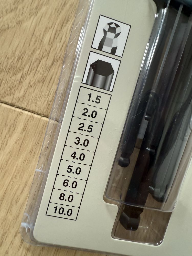 MAKITA Klucze Imbusowe z Kulką Zestaw 9 Sztuk Nowe Model B-65894