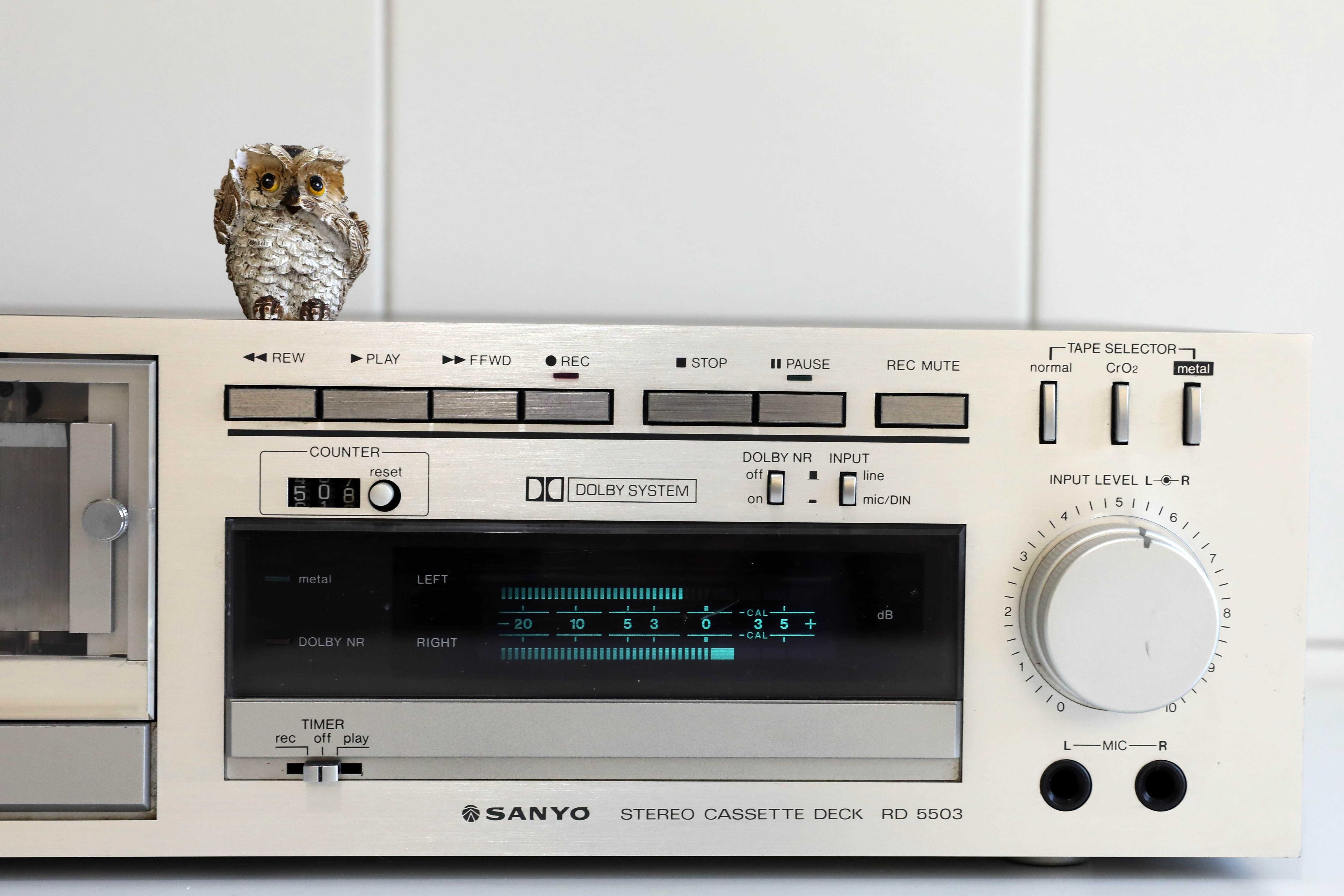 Sanyo RD-5503 Tape Deck Cassetes