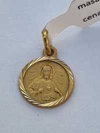 złoty medalik zawieszka    pr.585