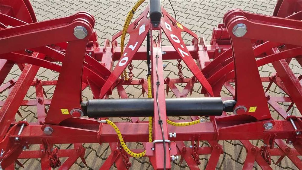 Brony polowe zębowe ciężkie 7 pól z włóką/wałem strunowym | PRODUCENT