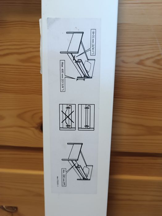 Barierka ochronna do łóżeczka łóżka dziecięcego Ikea vikare 20533