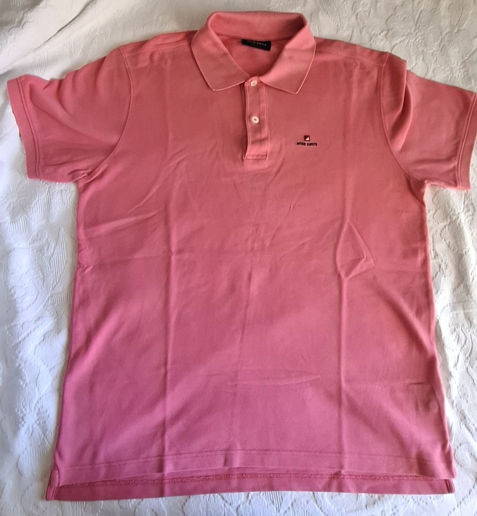 Pólo rosa Mike Davis