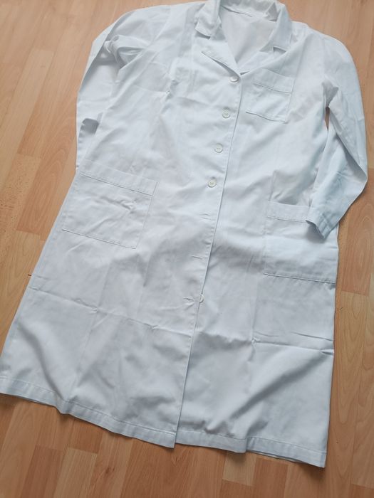 Fartuch medyczny laboratorium długi  XL