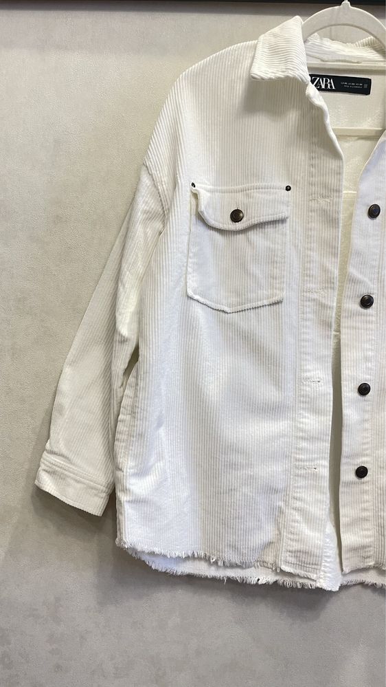 Вельветова рубашка zara