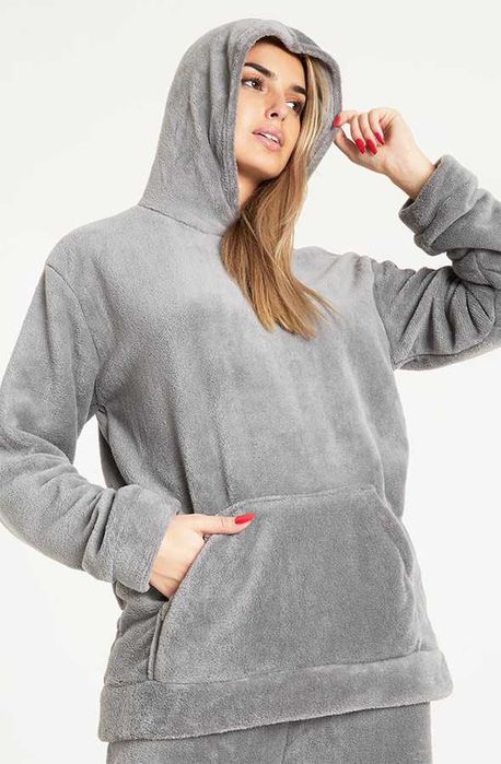 Женская пижамная плюшевая кофта худи CityComfort разм L