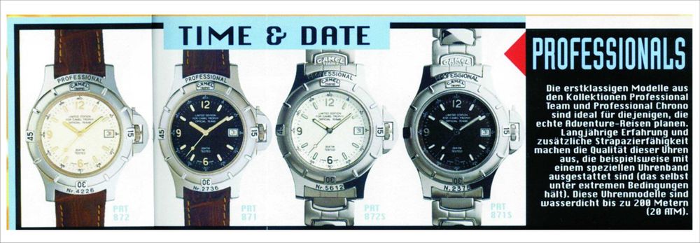 Camel trophy  watches Team Professional