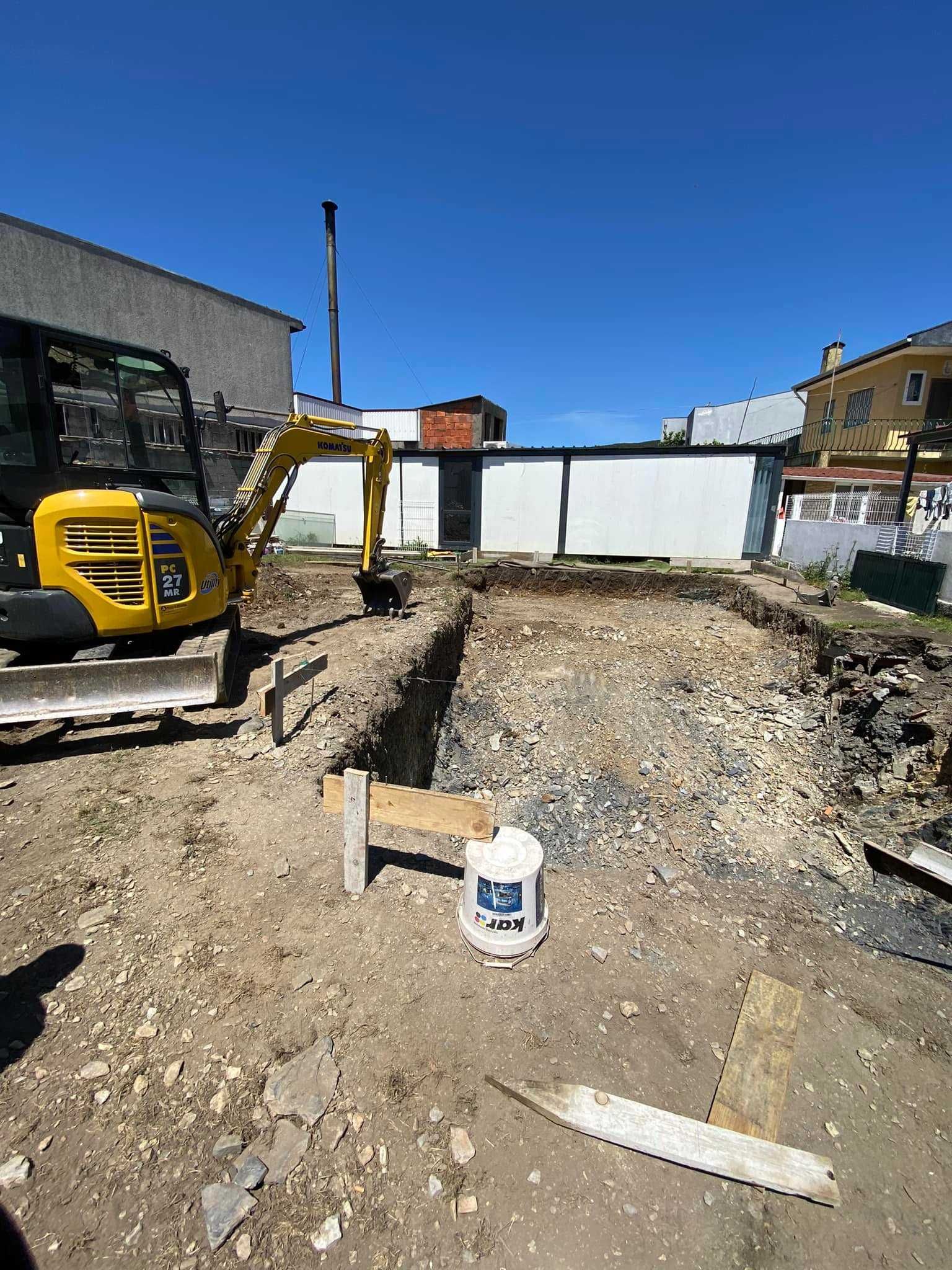 Construção de piscinas, chave na mão.