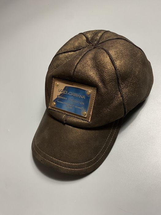 Dolce & Gabbana рідкцсна кепка хутряна y2k vintahe