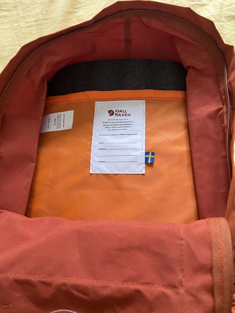 Plecak Fjällräven Kånken pomarańczowy