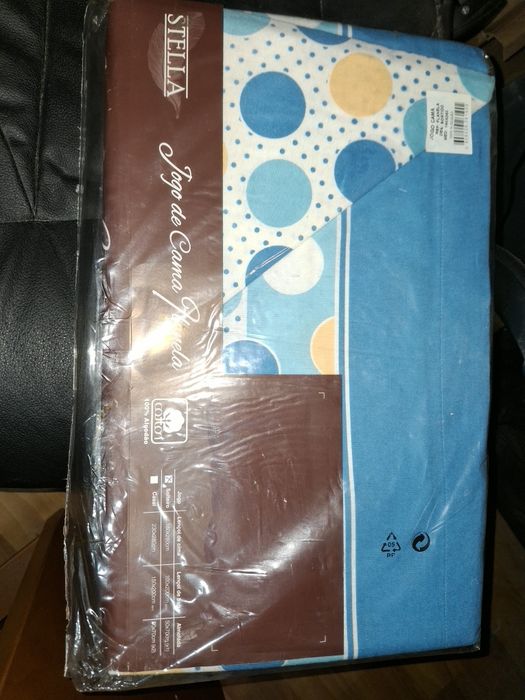 Jogo de cama de solteiro em flanela 100% algodão