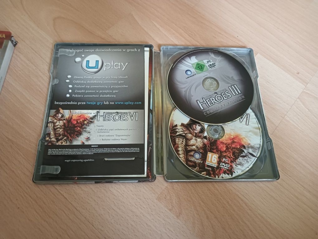 Gry Heroes VI i III Complete Edition Steelbook wydanie specjalne