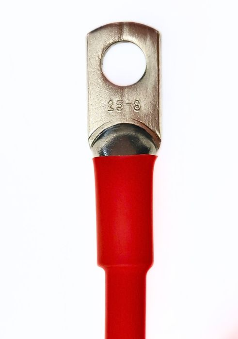 Кабель для інвертора з крокодилами 35 кв.мм М8 мідь довжина 150 см