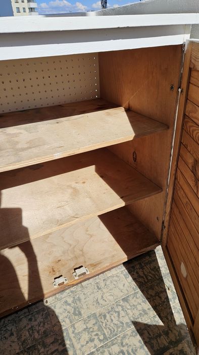 Szafka tarasowa biala