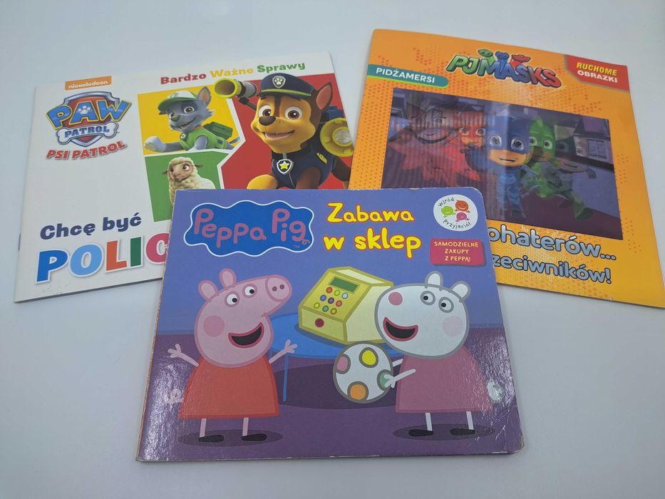 Zestaw książeczek Peppa, Pidżamersi, Psi Patrol