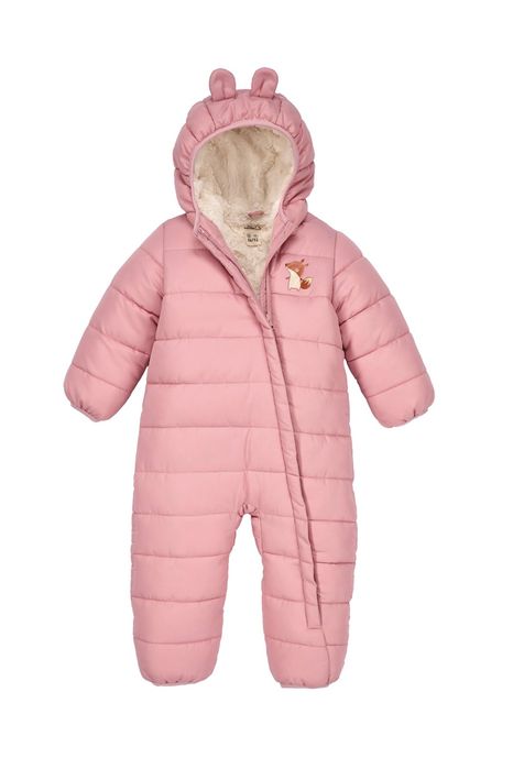 Теплий комбінезон для дівчинки. Розміри: 74/80 см.