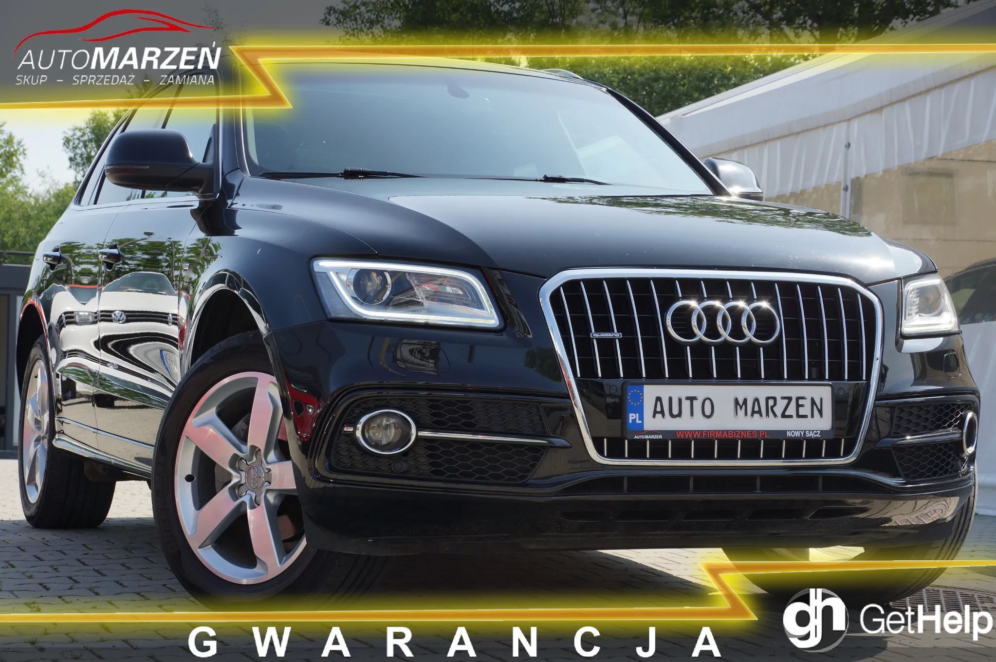 Audi Q5 2.0 TDI CR 190 KM, 4x4, Lift, S-Line, Webasto, Panorama, GWARANCJA!