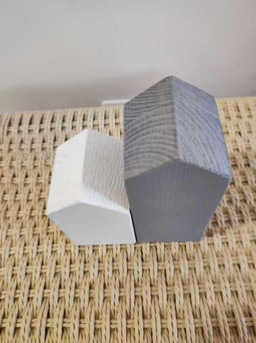 Casinhas decorativas de madeira