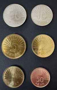 Zestaw monet z Macedonii