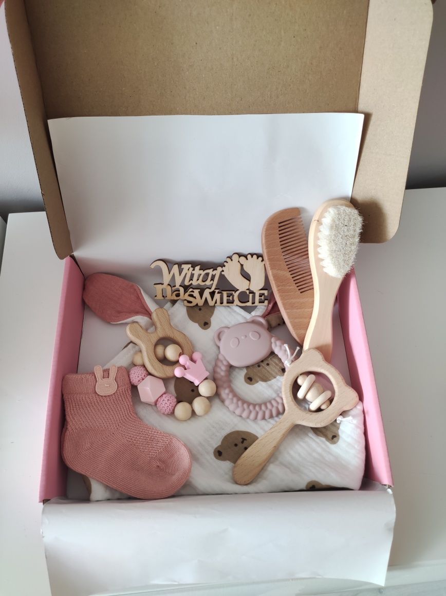 Zestaw Prezentowy baby box baby shower narodziny chrzest prezent