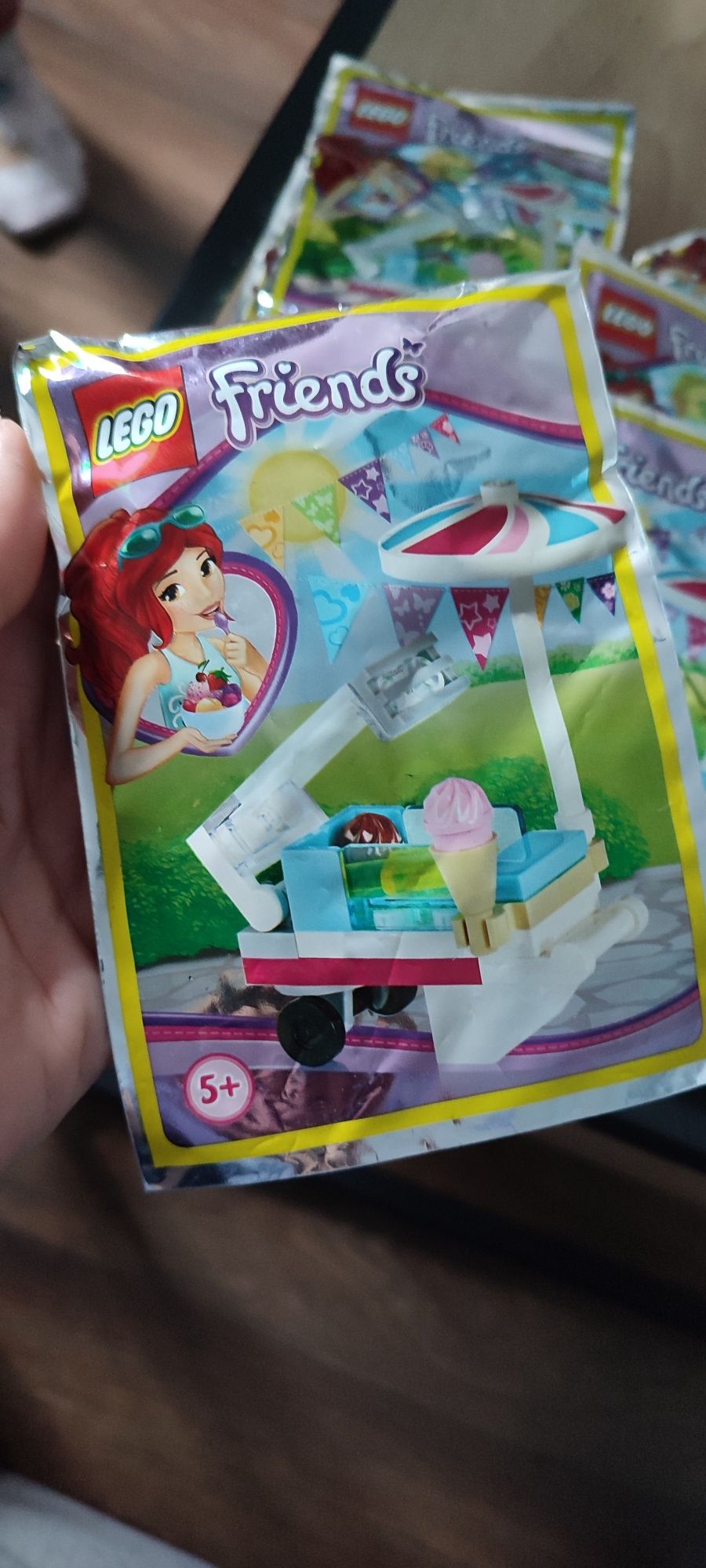 LEGO friends wózek z lodami mała lodziarnia saszetka