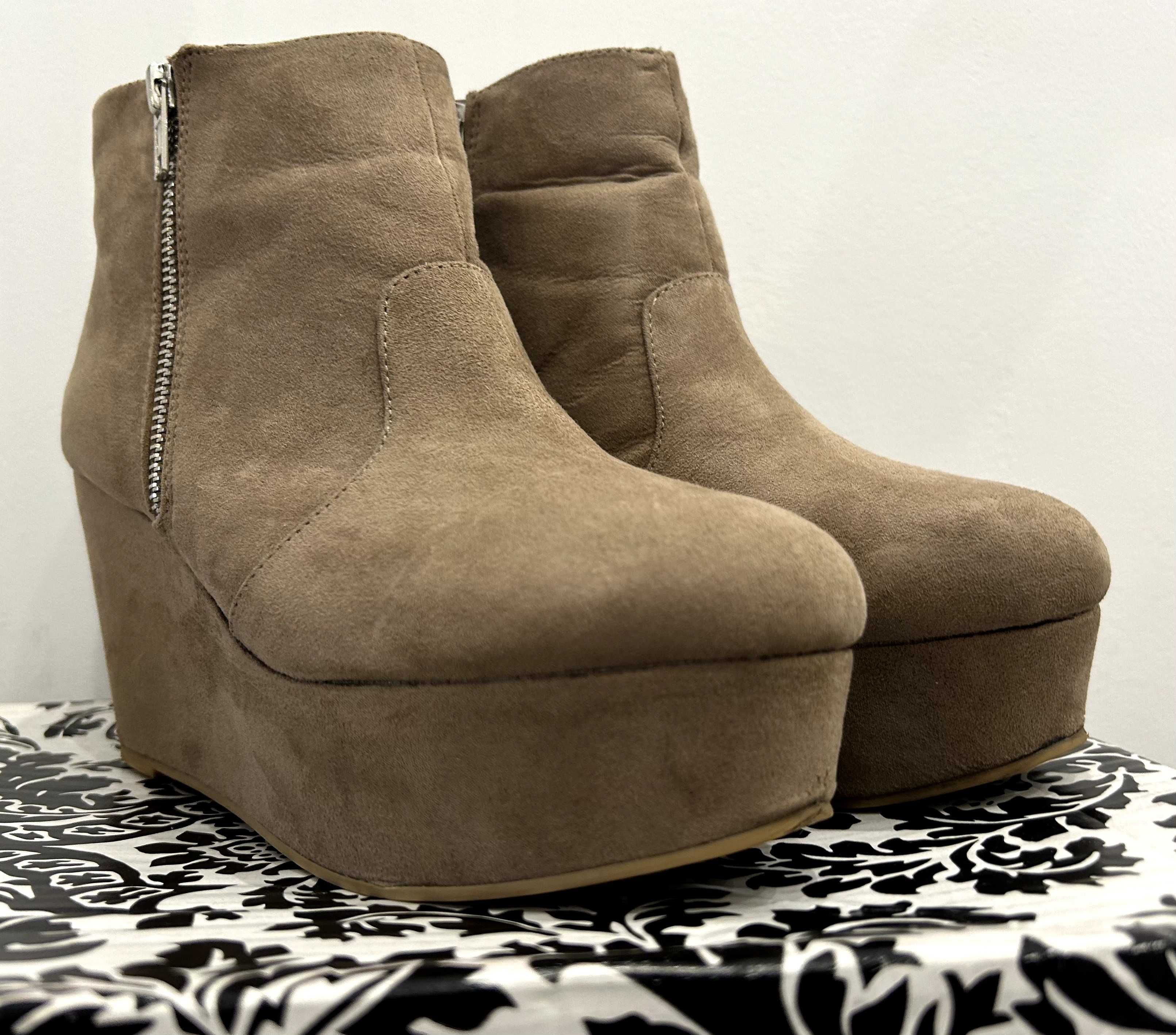 River Island botki zamszowe 6UK/39