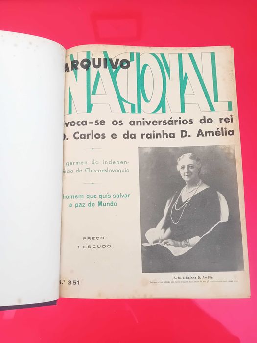 Revistas Arquivo Nacional Encadernadas 1933-39
