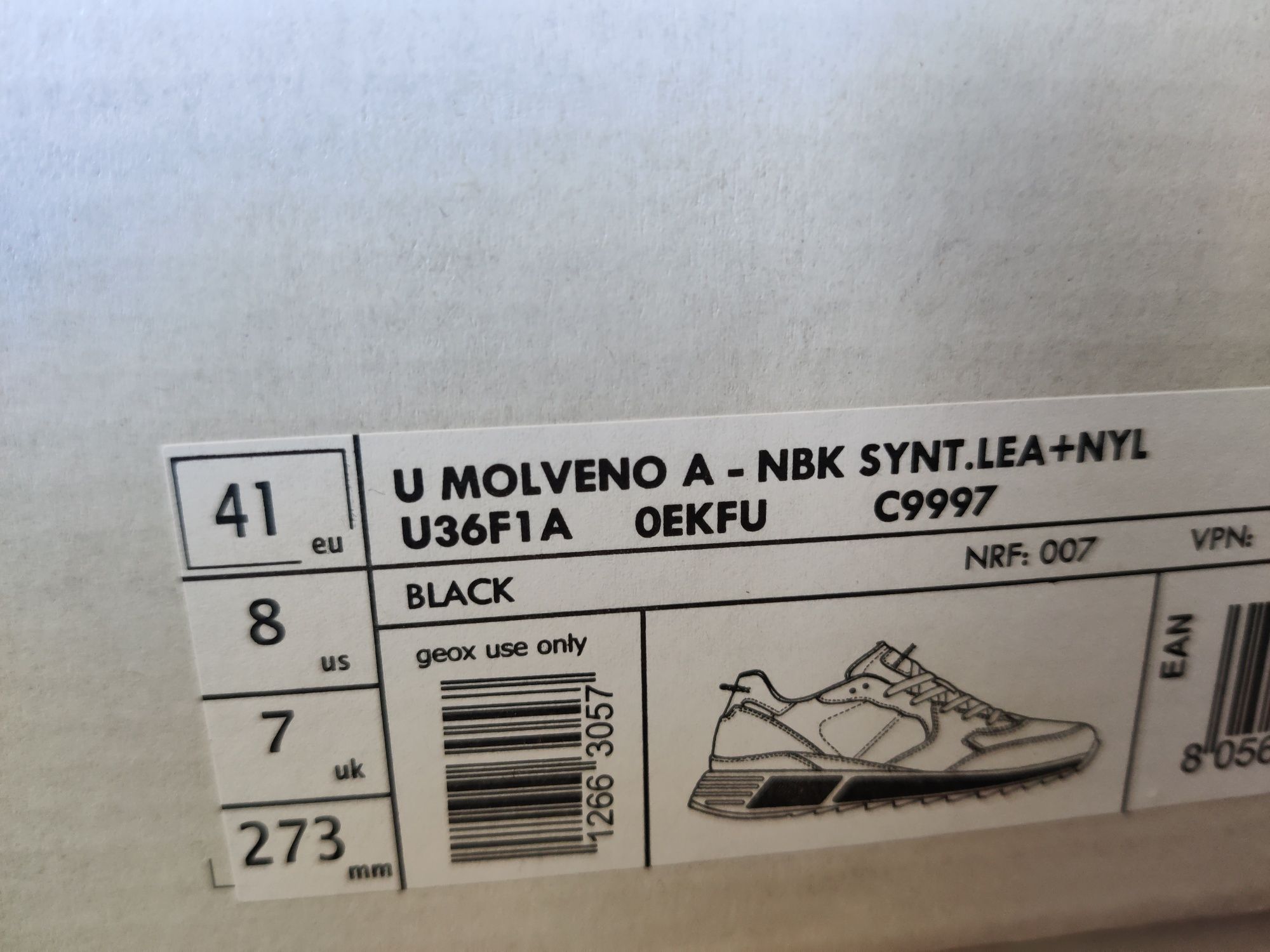 Geox Molveno obuwie meskie sneakersy 41
