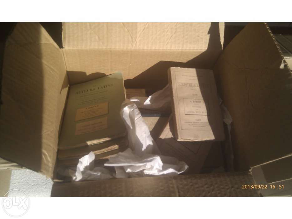 Lote de livros antigos seculos 19 e 20