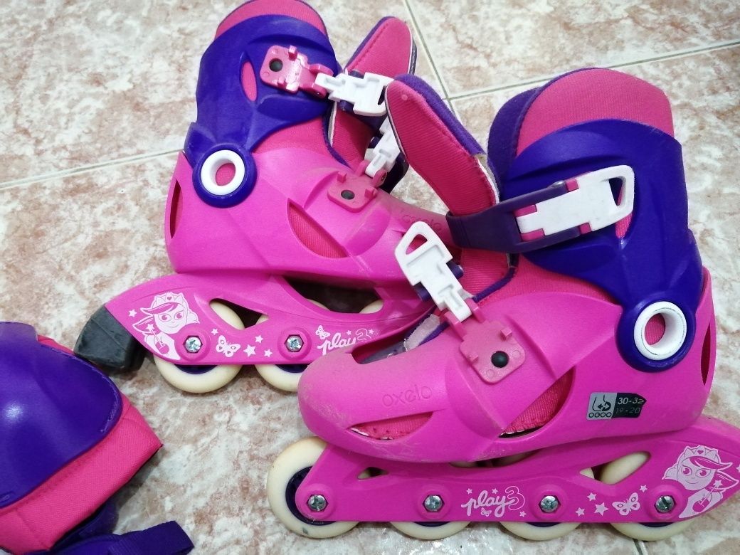 Patins e protecção