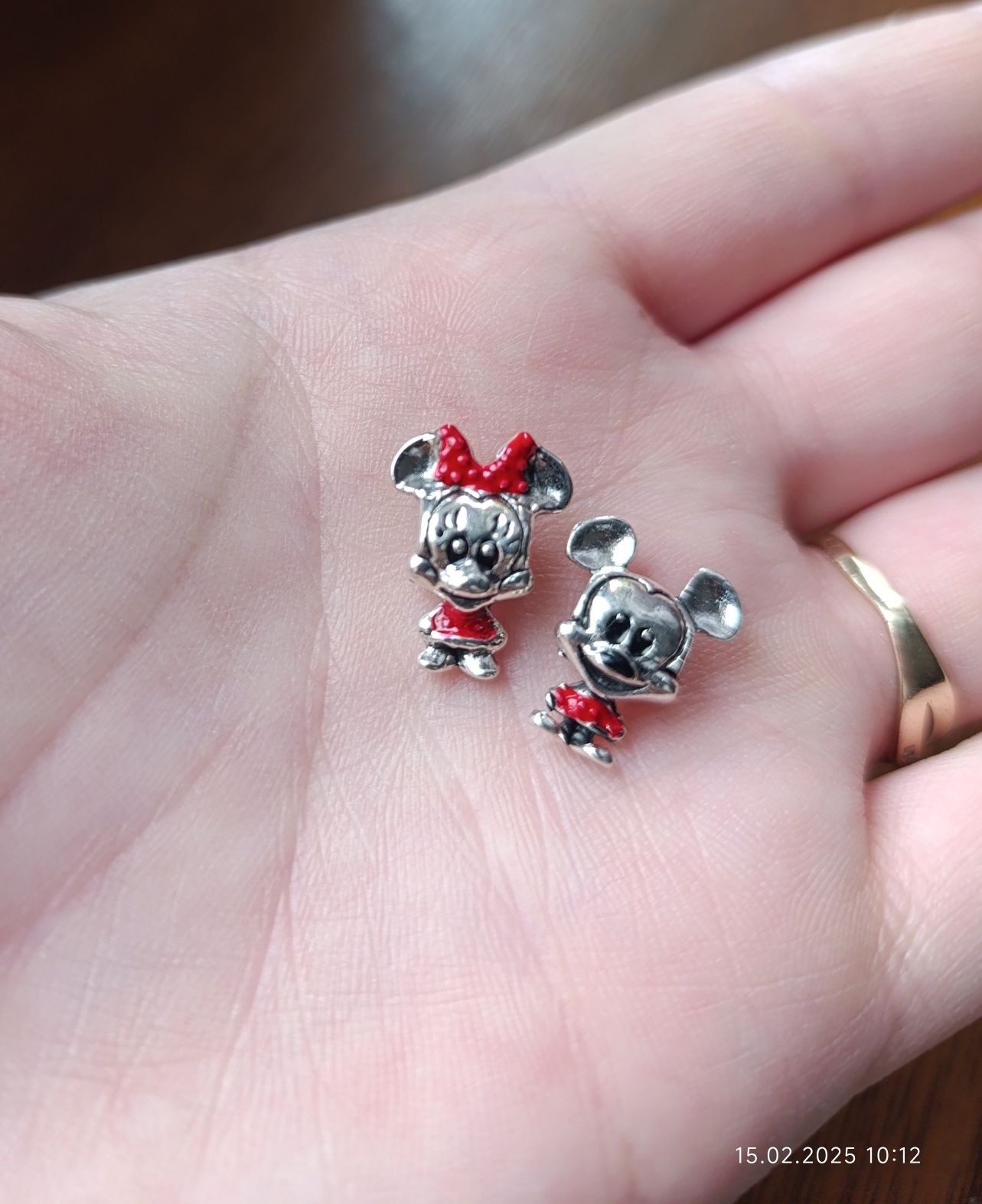 Charms zawieszka do bransoletek typu Pandora myszka Minnie Disney Miki