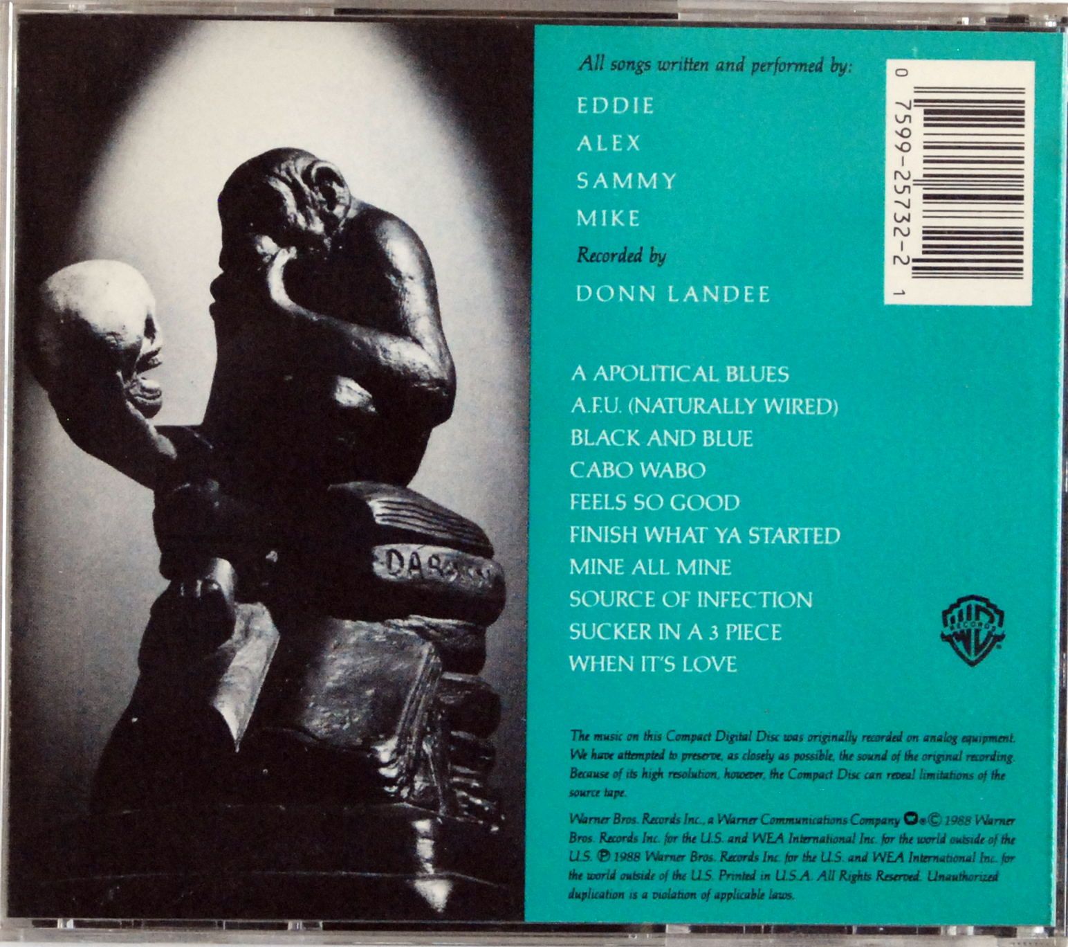 (CD) Van Halen - OU812 (USA) I Wydanie 1988r.