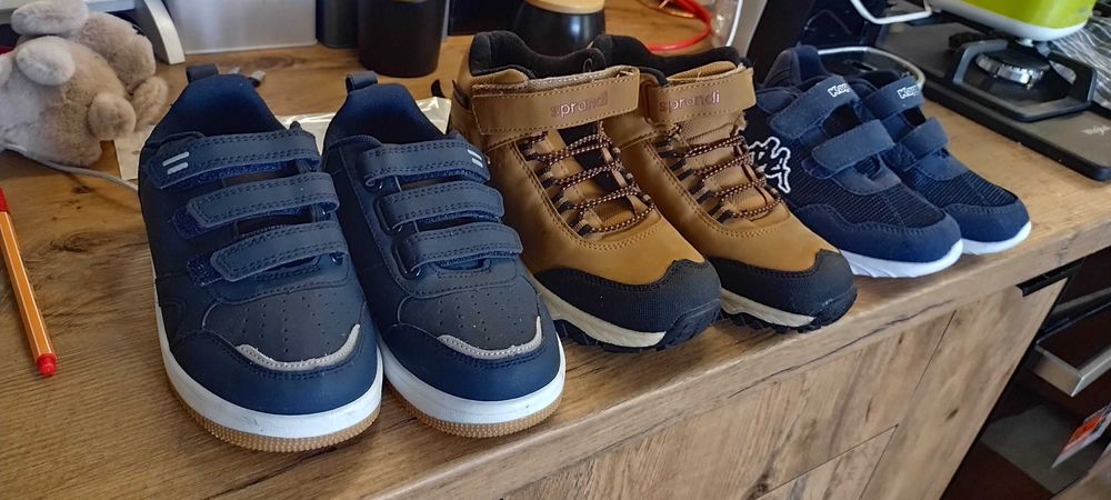 3 pary chłopiecych butów rozmiar 32cm.nowe