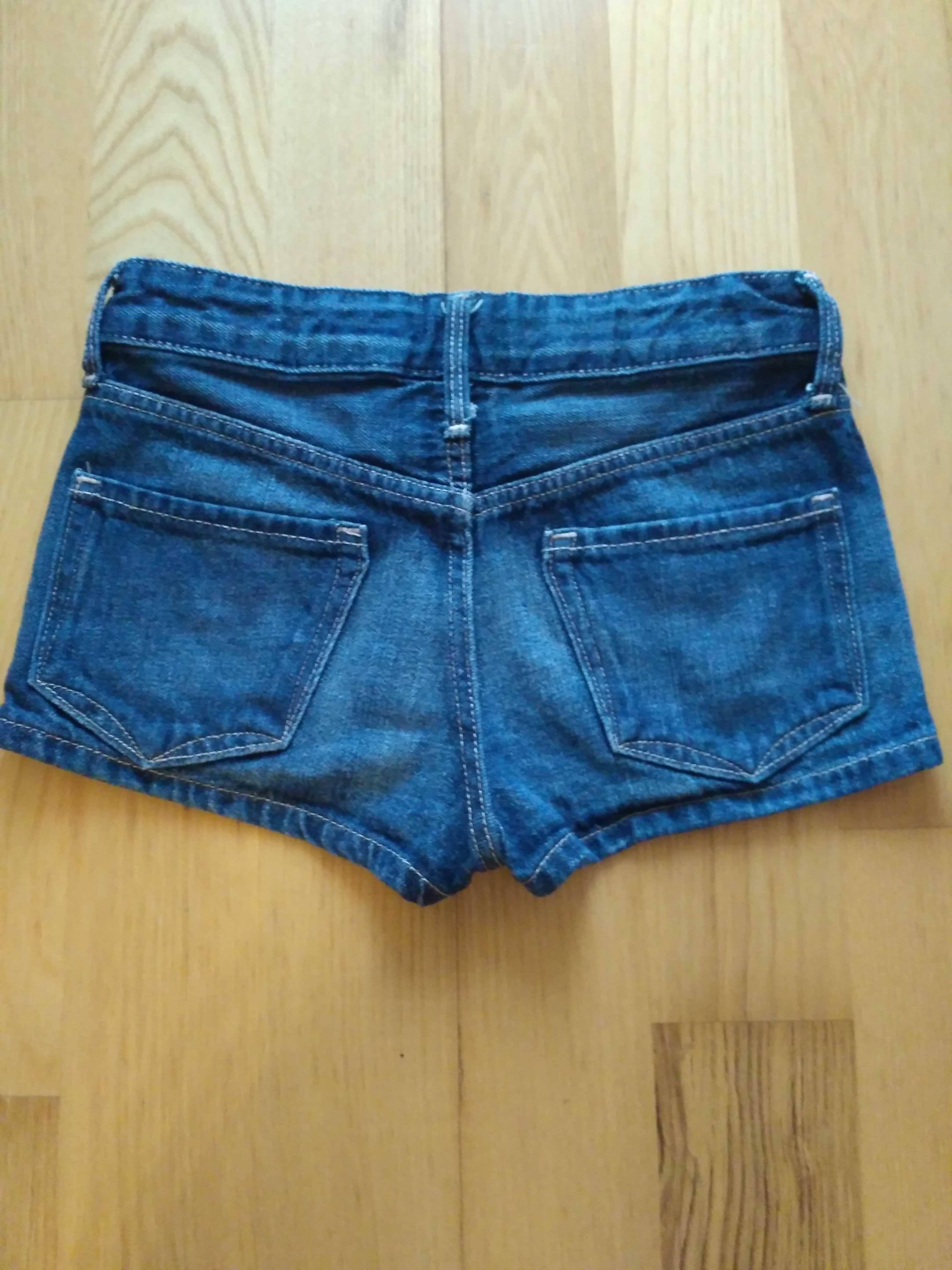 Krótkie spodenki 5-6 DENIM dżins jeansowe 116 na lato