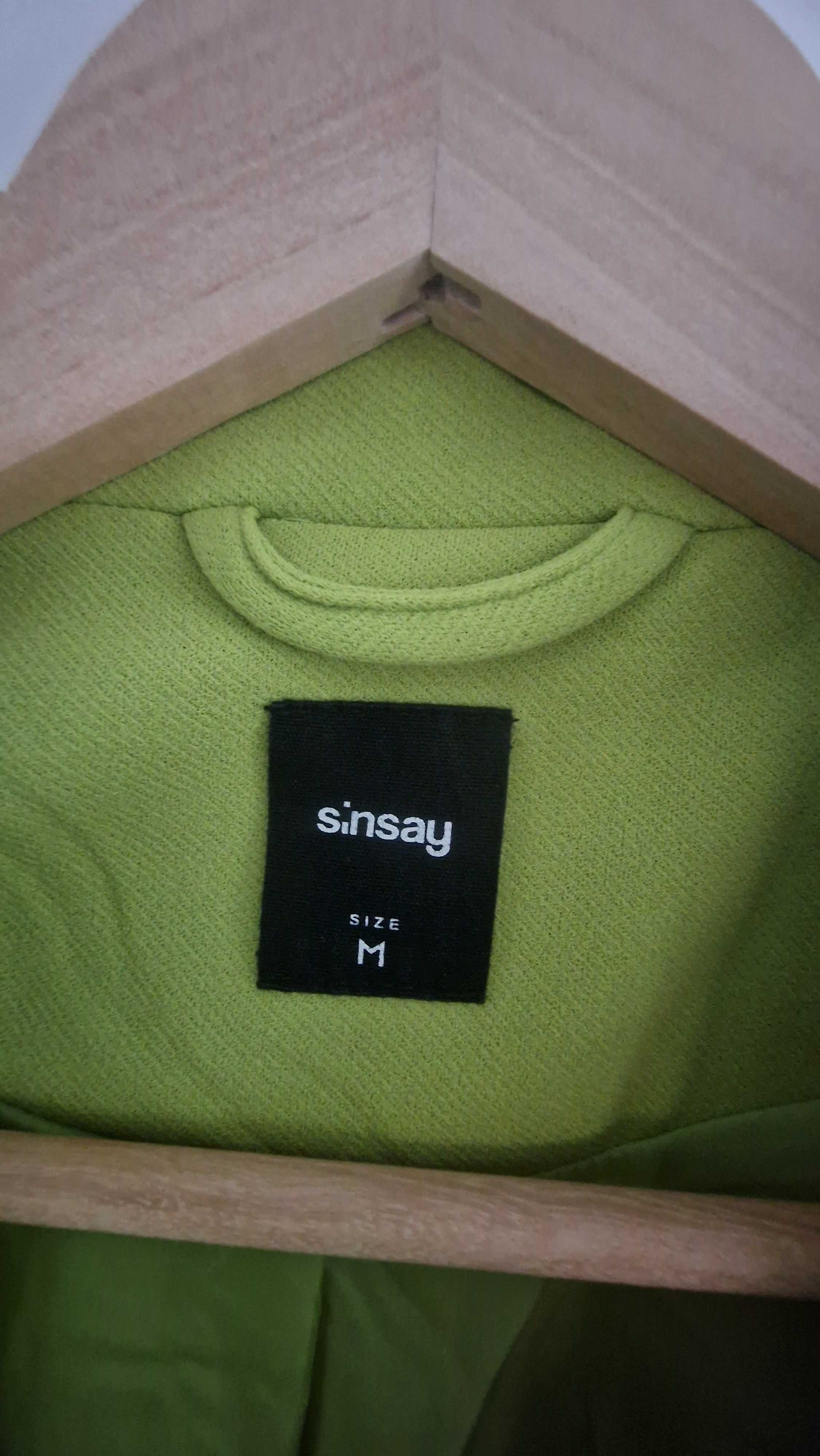 Limonkowa marynarka sinsay M