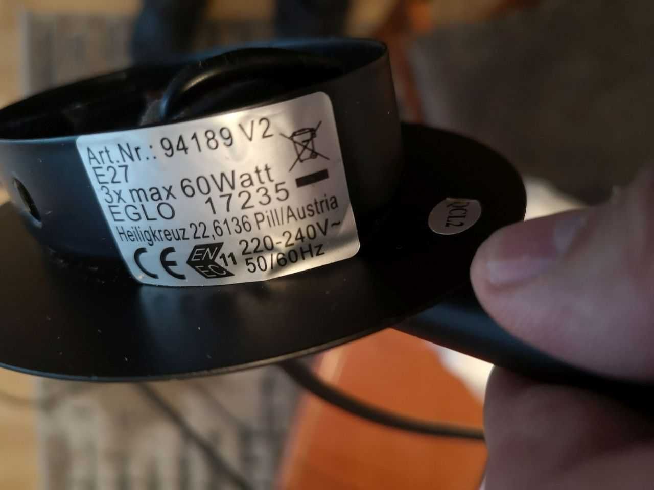 Lampa wisząca EGLO Vintage stan idealny