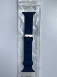 Ремешок на Apple Watch силиконовый 42-44 синий