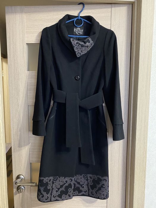 Пальто XS шерстяное