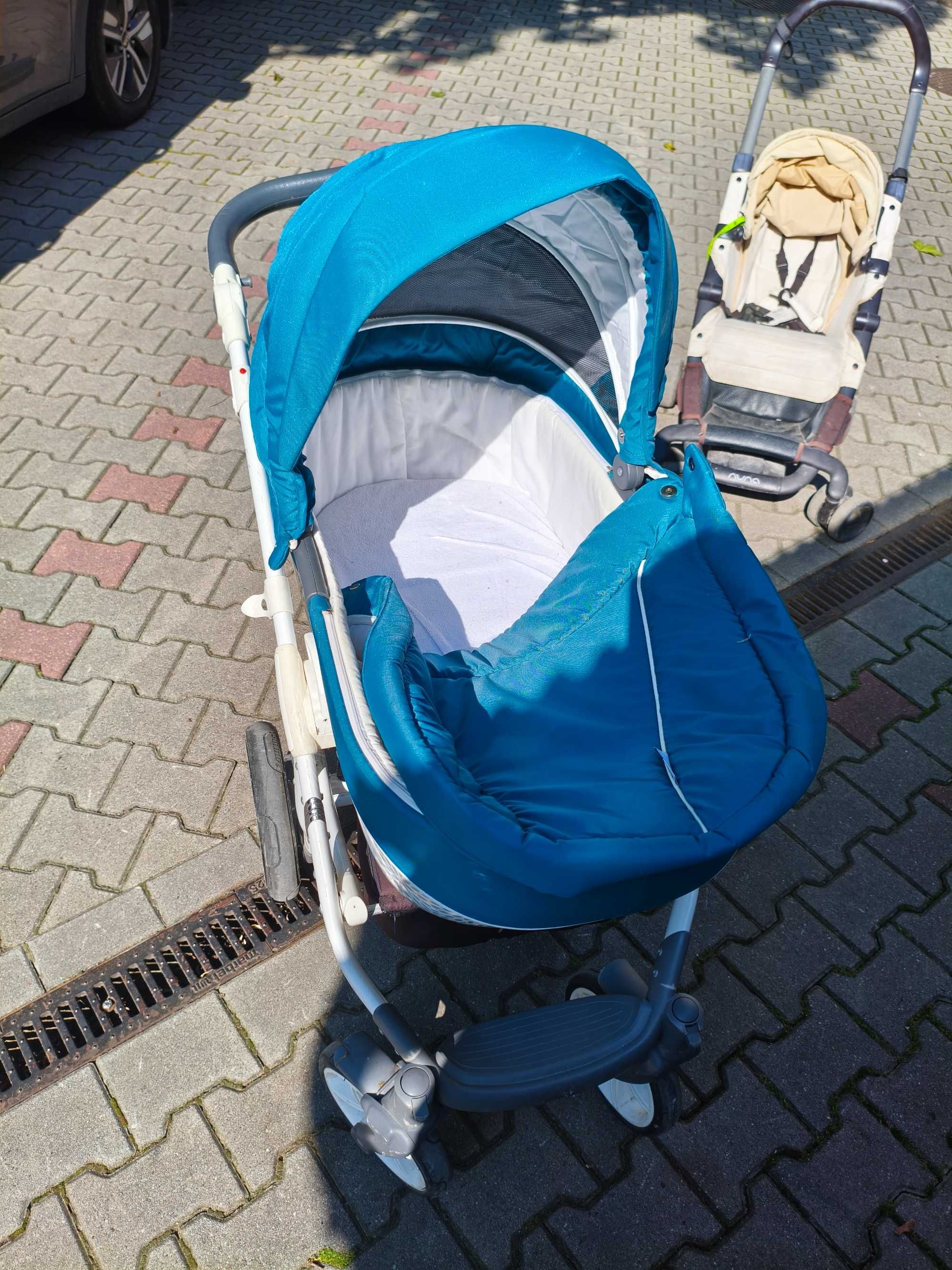 Wózek Roan Bass 2 w 1 – komfortowy, funkcjonalny, stan bardzo dobry