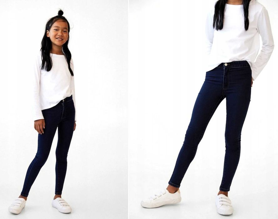 Sale! Mango nowe spodnie jeans dżinsy rurki super skinny 13 14 lat