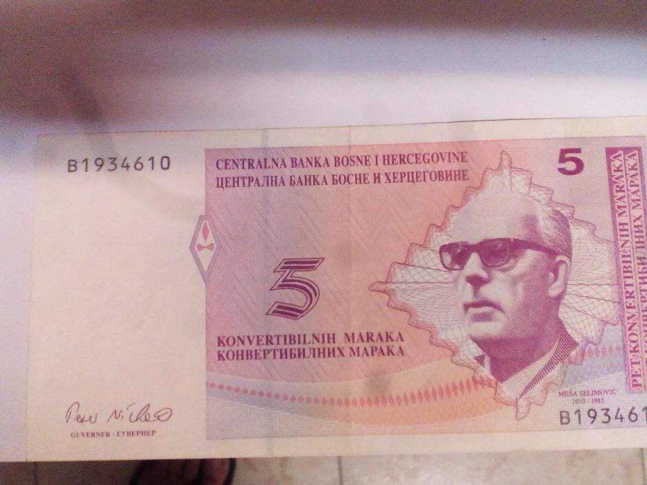 Coleção notas Bósnia