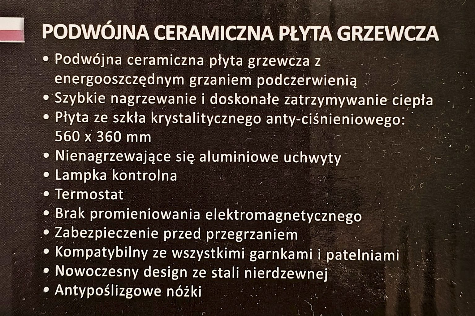 Nowa podwójna ceramiczna płyta grzewcza