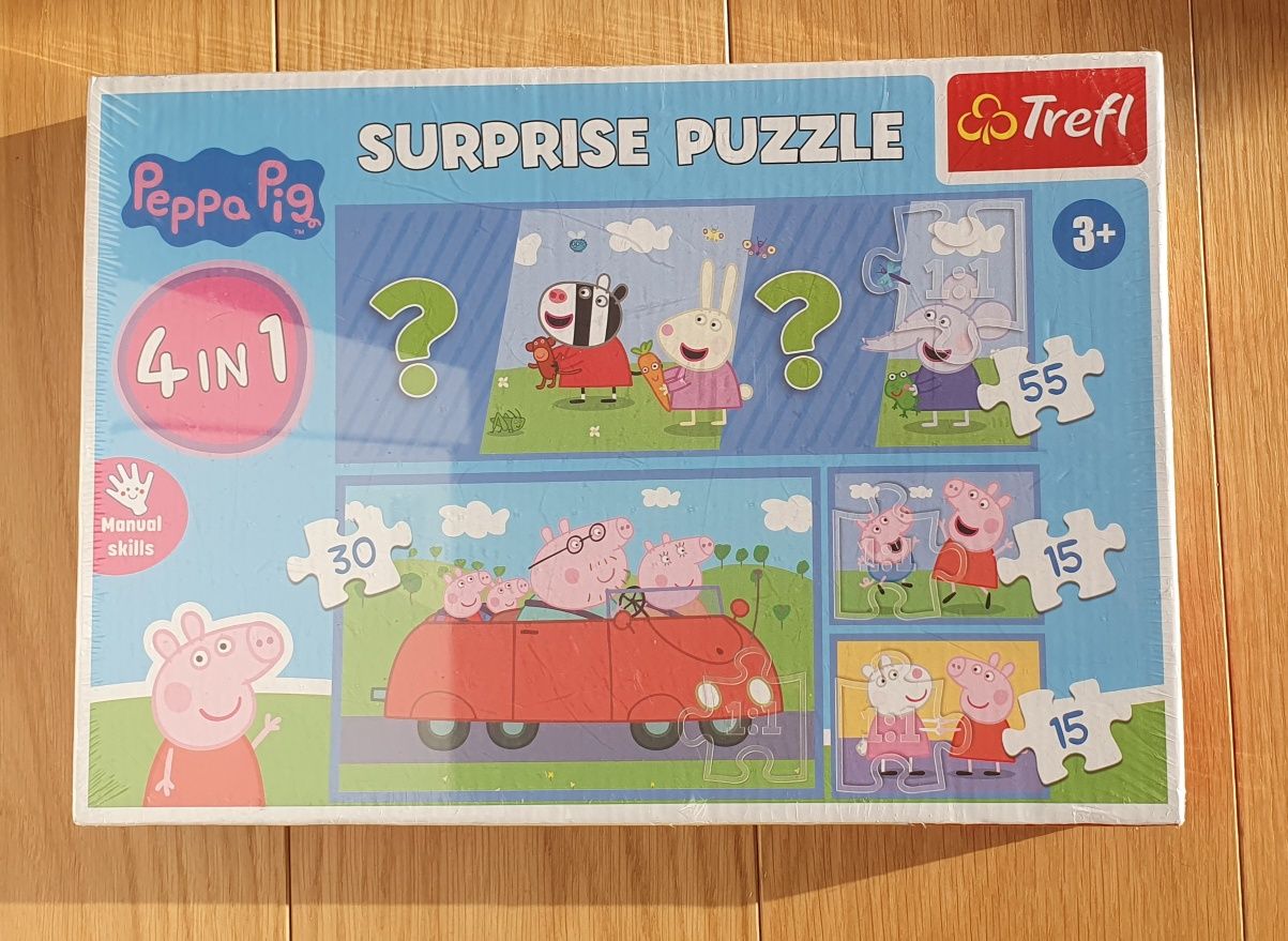 Trefl - nowe Surprise Puzzle - Świnka Peppa